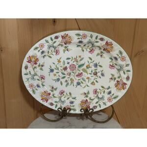 Vintage Minton Haddon Hall Floral Large 16" Serving Platter